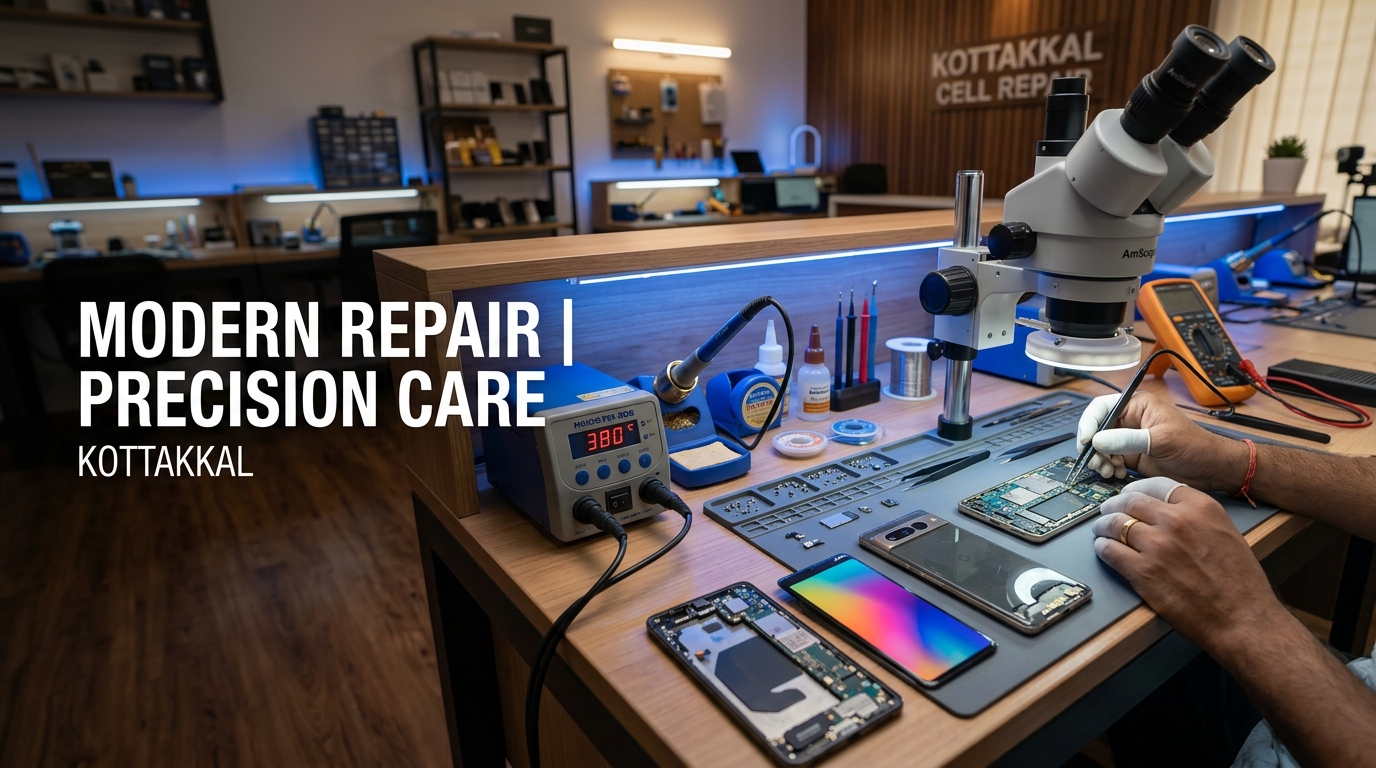 Water damage repair service at Mobicare Kottakkal - ultrasonic motherboard cleaning and liquid damage recovery